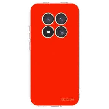 Picasee silikónový prehľadný obal pre Xiaomi Redmi Note 15 Pro 4G - Maranello Red
