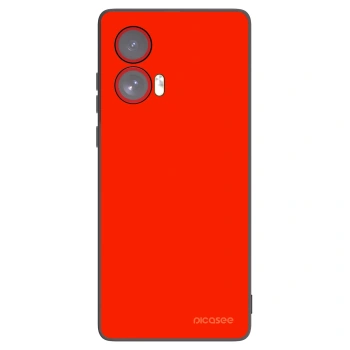 Picasee silikónový čierny obal pre Motorola Edge 50 Fusion - Maranello Red