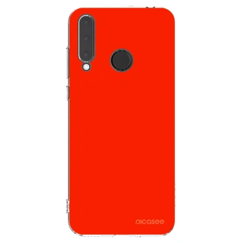 Picasee silikónový prehľadný obal pre Honor 20 Lite - Maranello Red