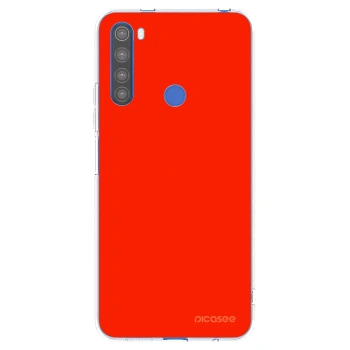 Picasee silikónový prehľadný obal pre Xiaomi Redmi Note 8T - Maranello Red
