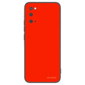 Picasee silikónový čierny obal pre Samsung Galaxy S20 G980F - Maranello Red