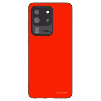 Picasee silikónový čierny obal pre Samsung Galaxy S20 Ultra 5G G988F - Maranello Red