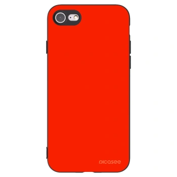 Picasee silikónový čierny obal pre Apple iPhone SE 2020 - Maranello Red