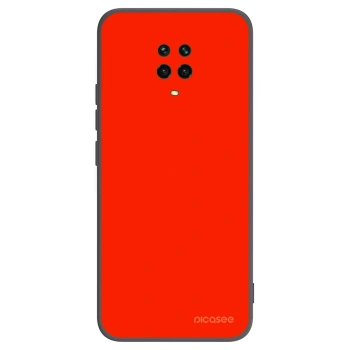Picasee silikónový čierny obal pre Xiaomi Redmi Note 9 Pro - Maranello Red