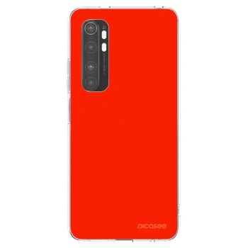 Picasee silikónový prehľadný obal pre Xiaomi Mi Note 10 Lite - Maranello Red