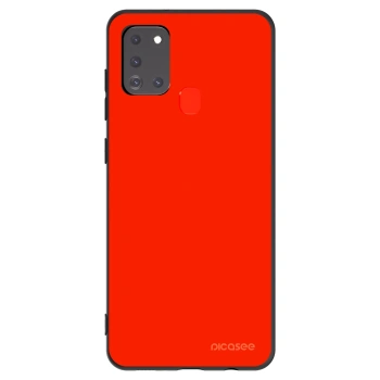 Picasee silikónový čierny obal pre Samsung Galaxy A21s - Maranello Red