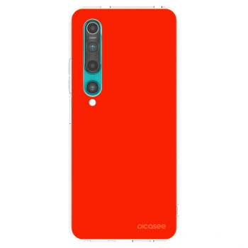 Picasee silikónový prehľadný obal pre Xiaomi Mi 10 - Maranello Red