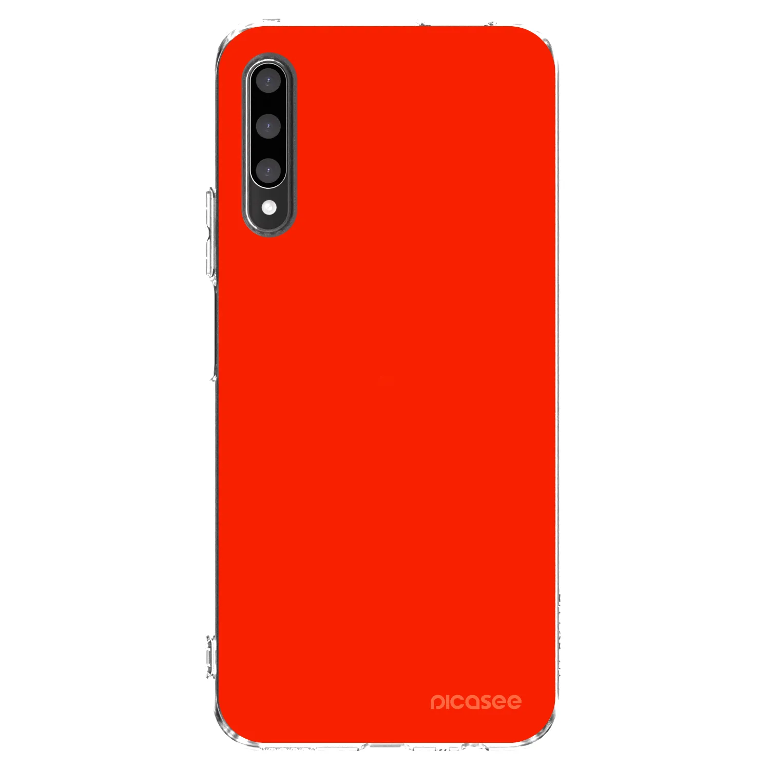 Picasee silikónový prehľadný obal pre Honor 9X Pro - Maranello Red