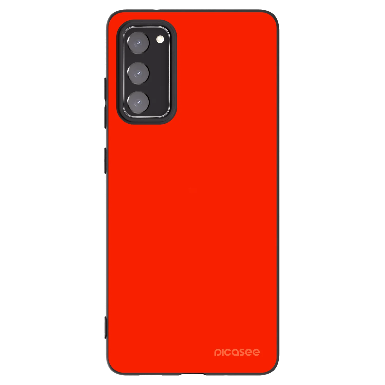 Picasee silikónový čierny obal pre Samsung Galaxy S20 FE - Maranello Red