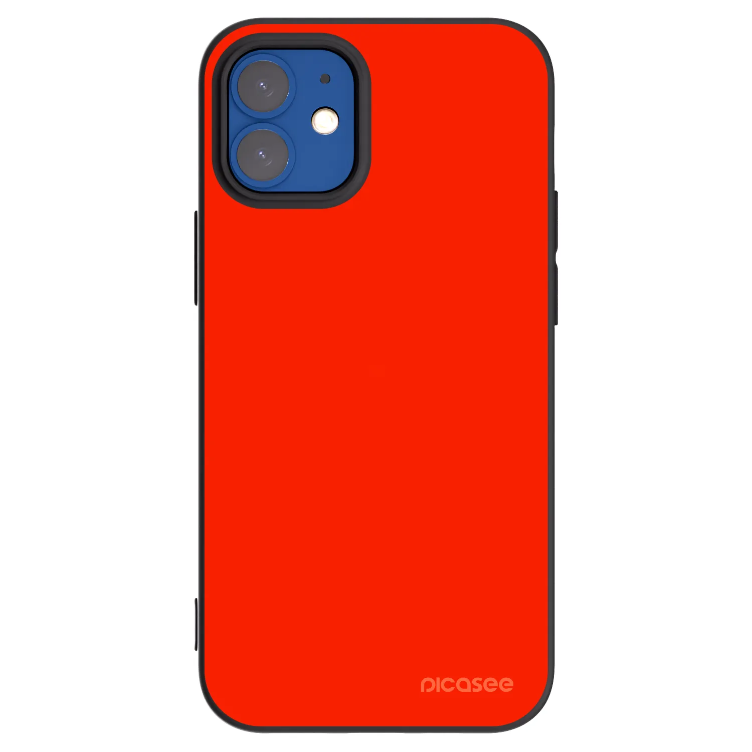 Picasee silikónový čierny obal pre Apple iPhone 12 mini - Maranello Red