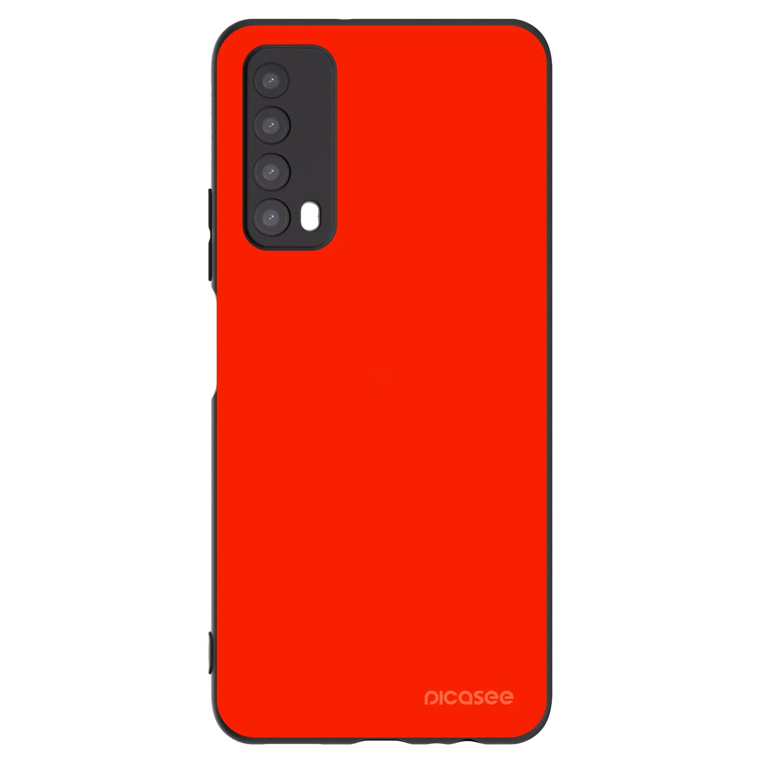 Picasee silikónový čierny obal pre Huawei P Smart 2021 - Maranello Red