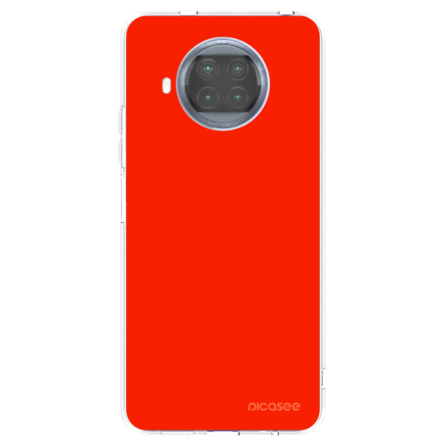 Picasee silikónový prehľadný obal pre Xiaomi Mi 10T Lite - Maranello Red
