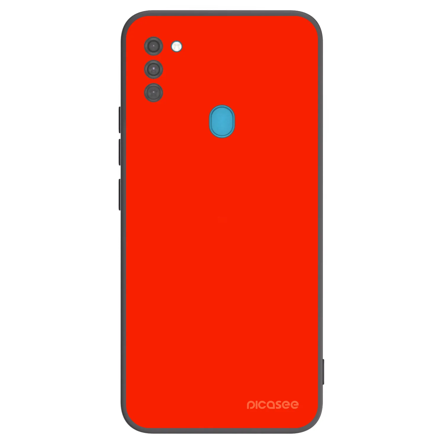 Picasee silikónový čierny obal pre Samsung Galaxy M11 - Maranello Red