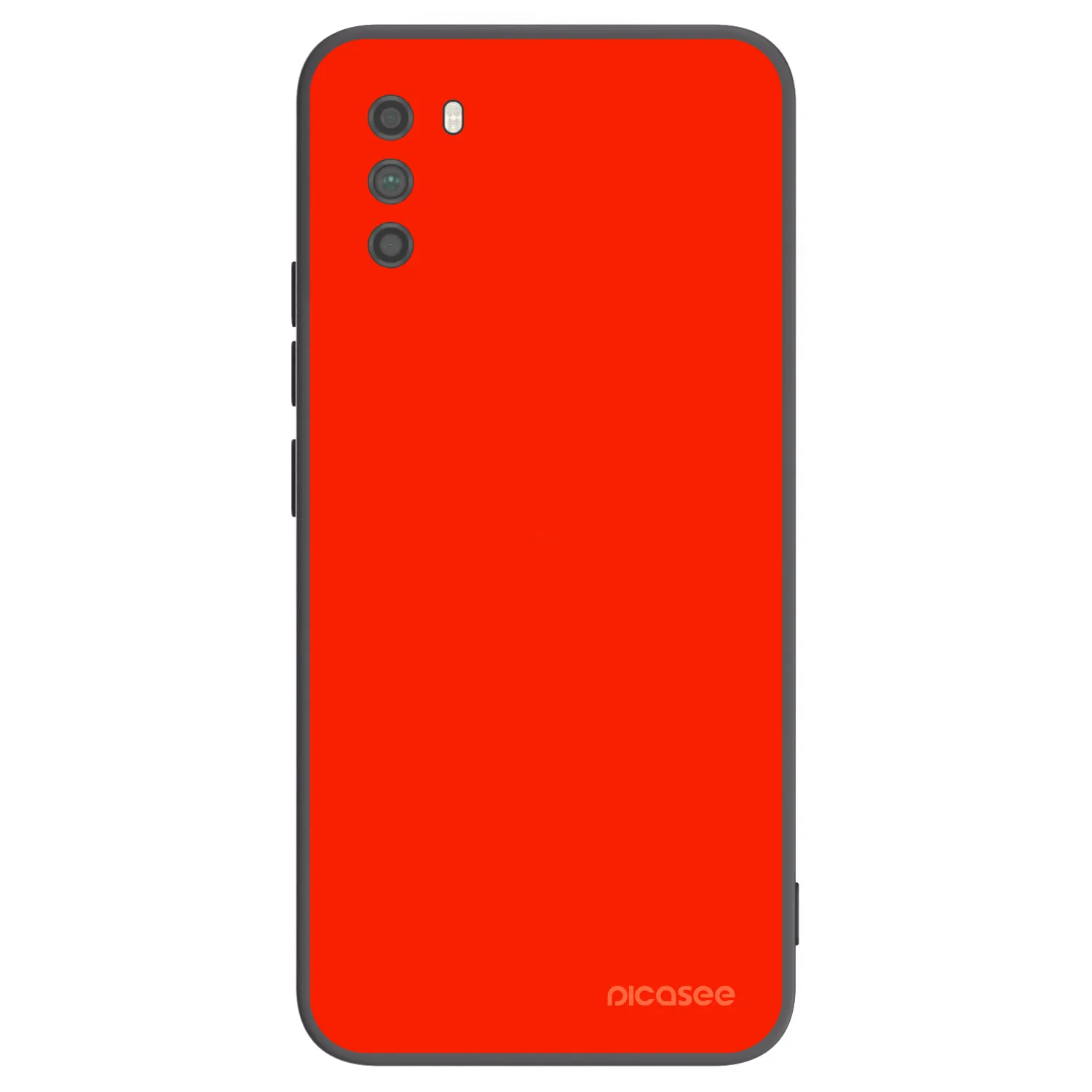 Picasee silikónový čierny obal pre Xiaomi Poco M3 - Maranello Red