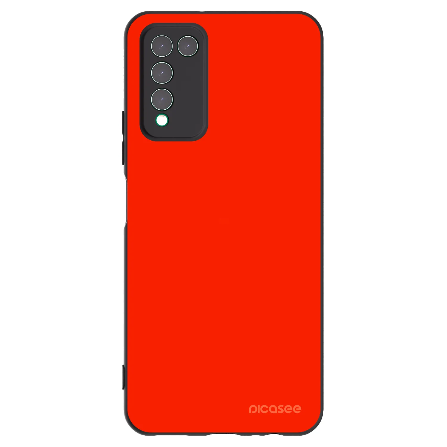 Picasee silikónový čierny obal pre Honor 10X Lite - Maranello Red