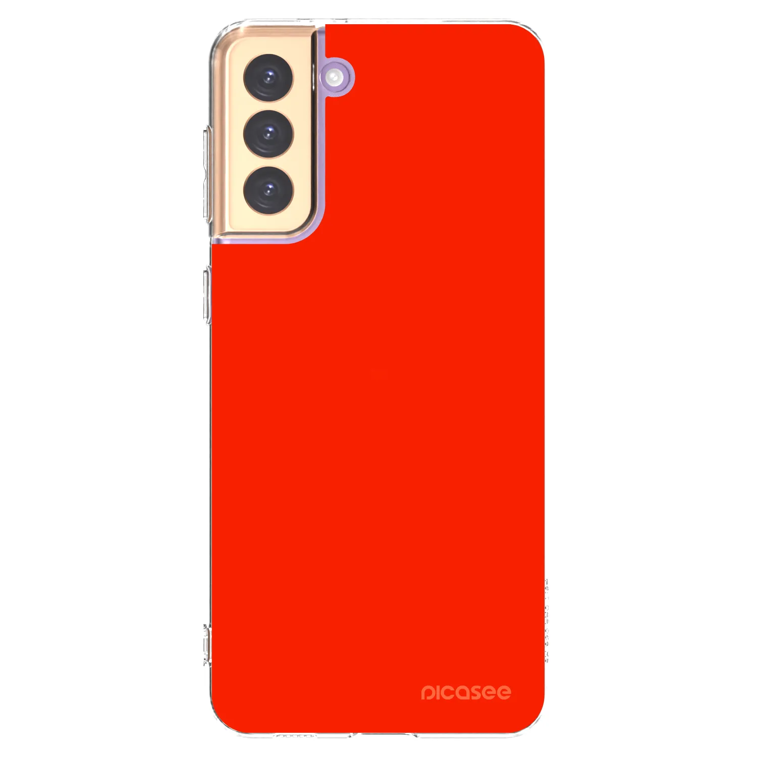 Picasee silikónový prehľadný obal pre Samsung Galaxy S21+ 5G G996F - Maranello Red