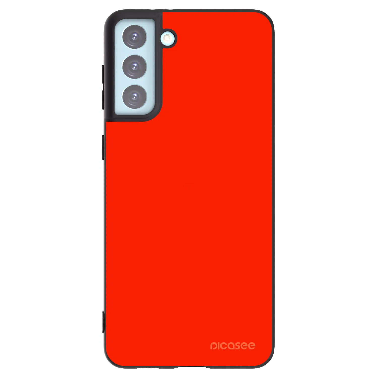 Picasee silikónový čierny obal pre Samsung Galaxy S21+ 5G G996F - Maranello Red