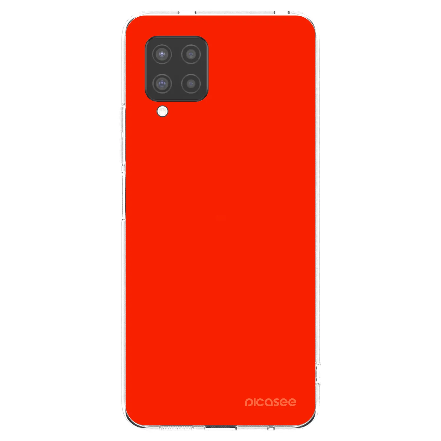 Picasee silikónový prehľadný obal pre Samsung Galaxy A42 A426B - Maranello Red