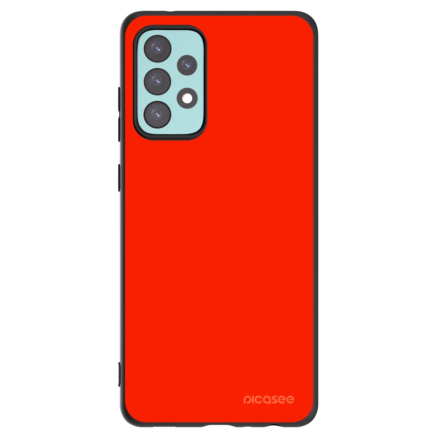 Picasee silikónový čierny obal pre Samsung Galaxy A72 A725F - Maranello Red