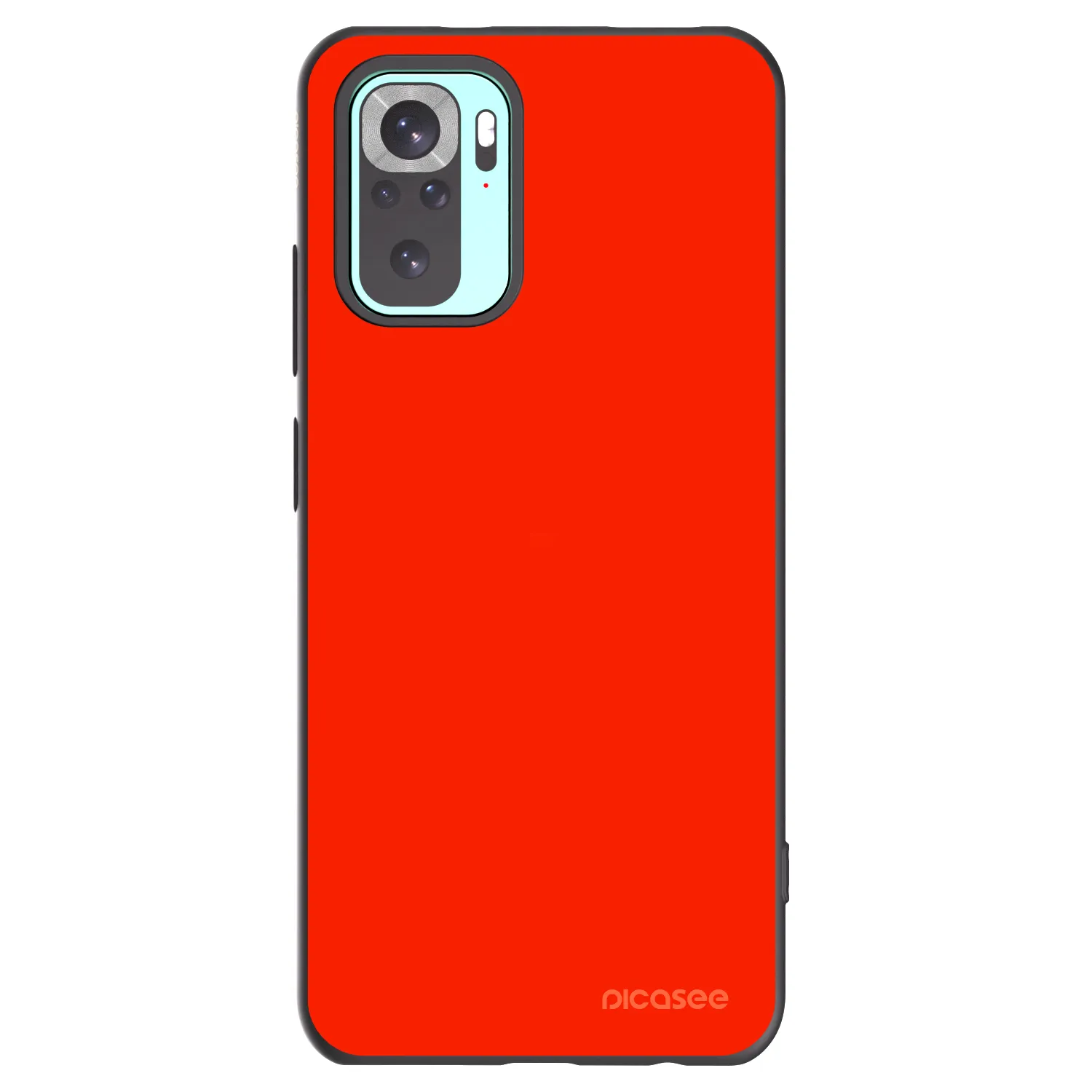 Picasee silikónový čierny obal pre Xiaomi Redmi Note 10 Pro - Maranello Red