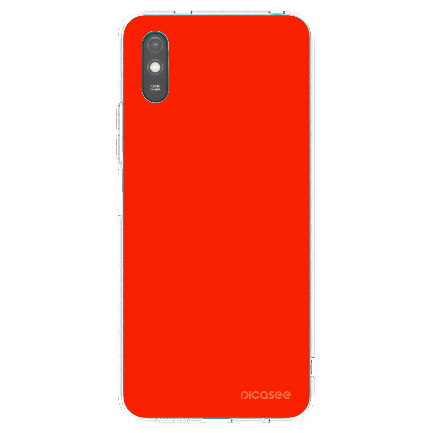 Picasee silikónový prehľadný obal pre Xiaomi Redmi 9AT - Maranello Red