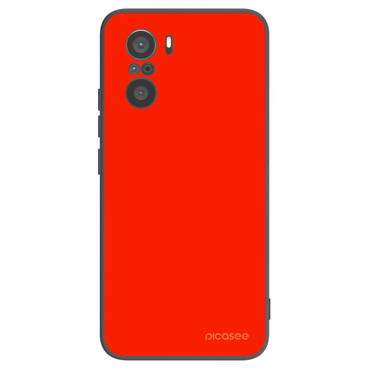 Picasee silikónový čierny obal pre Xiaomi Poco F3 - Maranello Red
