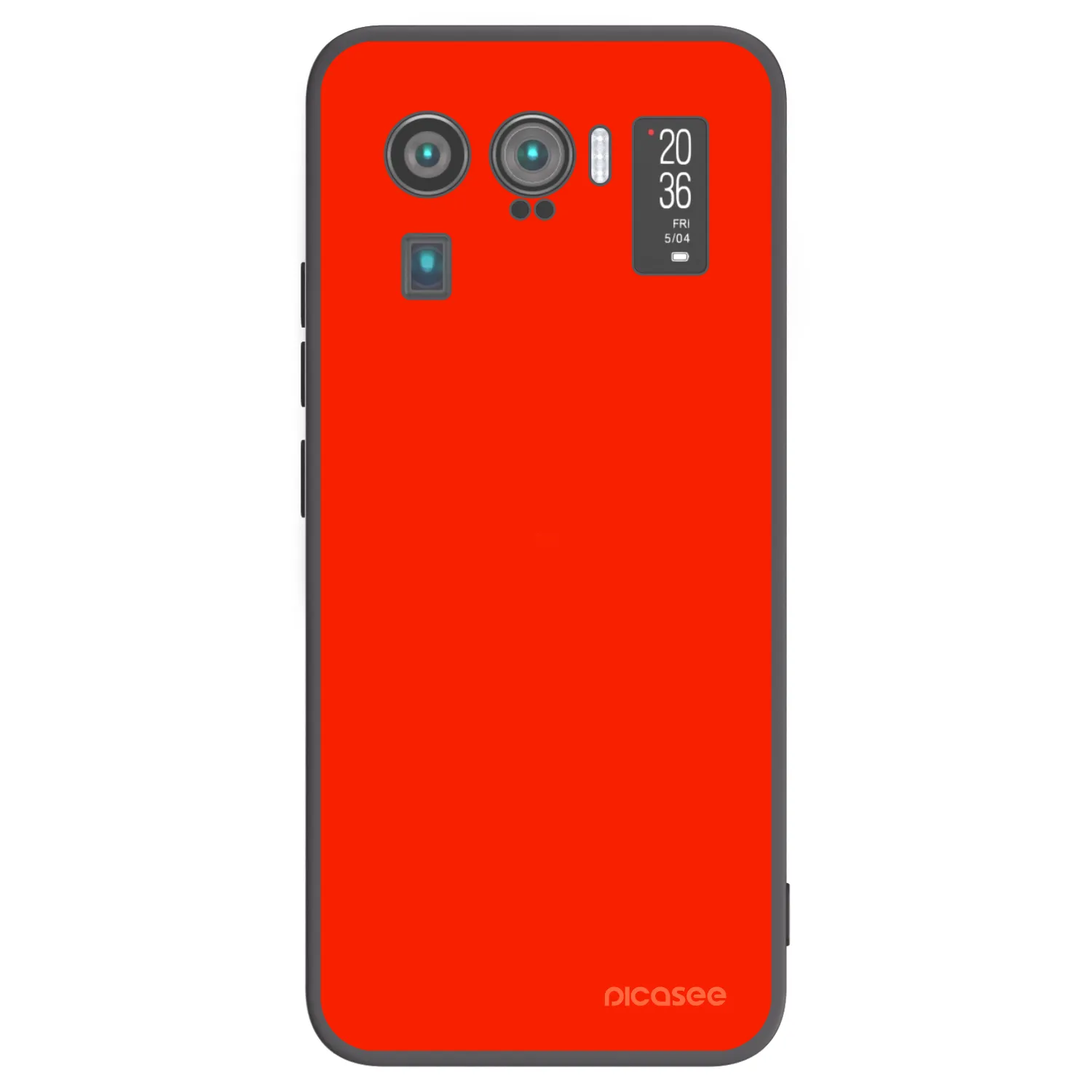 Picasee silikónový čierny obal pre Xiaomi Mi 11 Ultra - Maranello Red