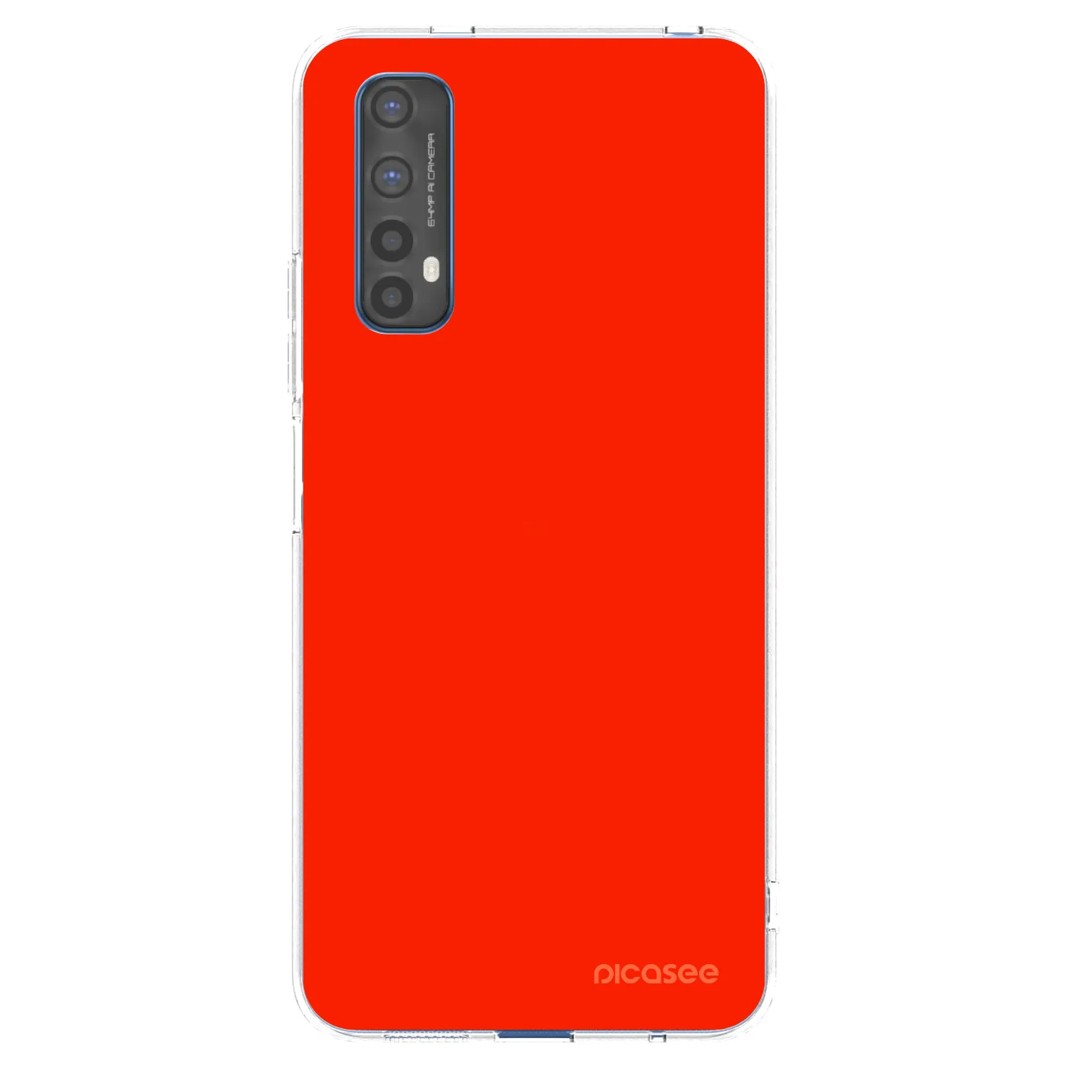Picasee silikónový prehľadný obal pre Realme 7 - Maranello Red