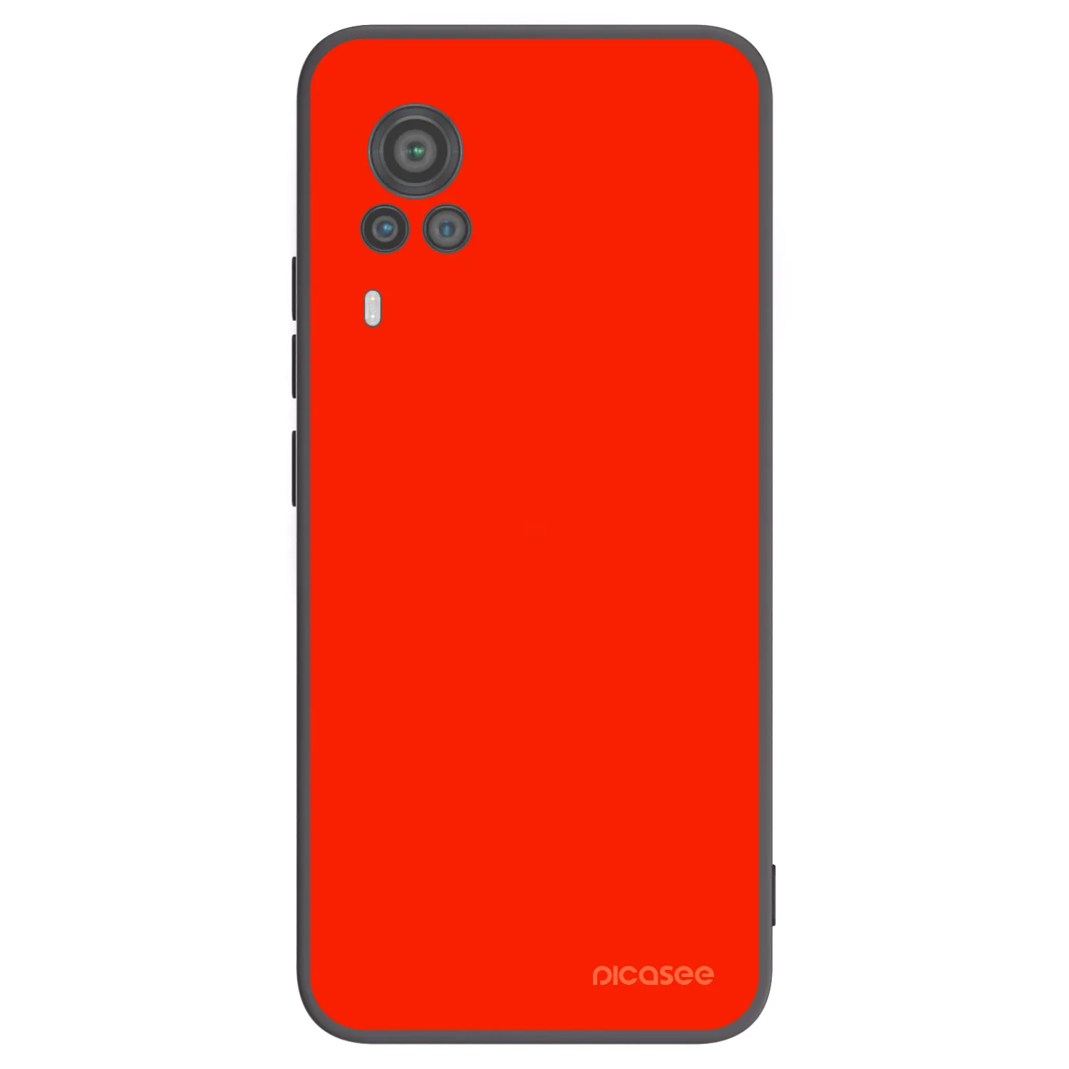 Picasee silikónový čierny obal pre Vivo X60 Pro 5G - Maranello Red