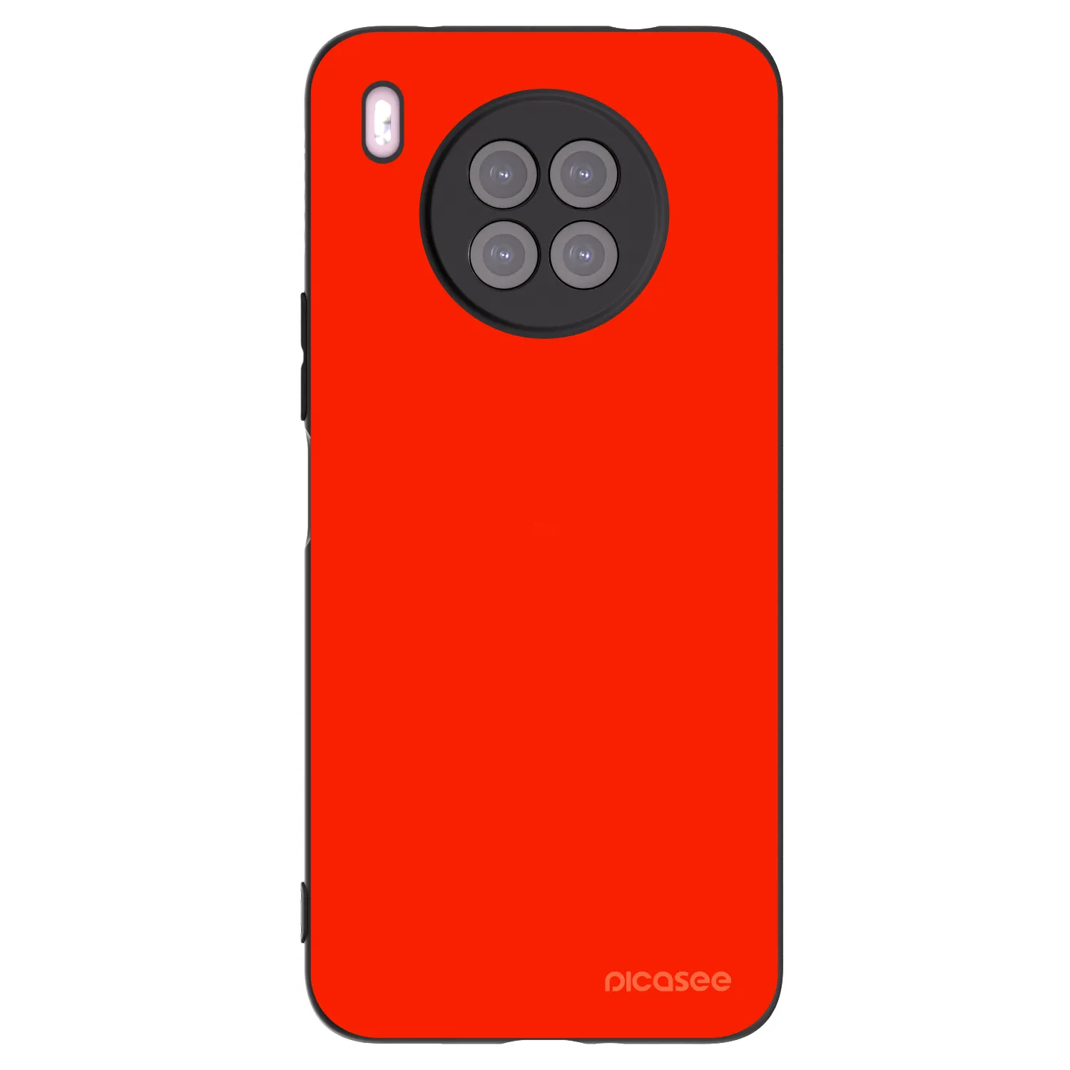 Picasee silikónový čierny obal pre Huawei Nova 8i - Maranello Red