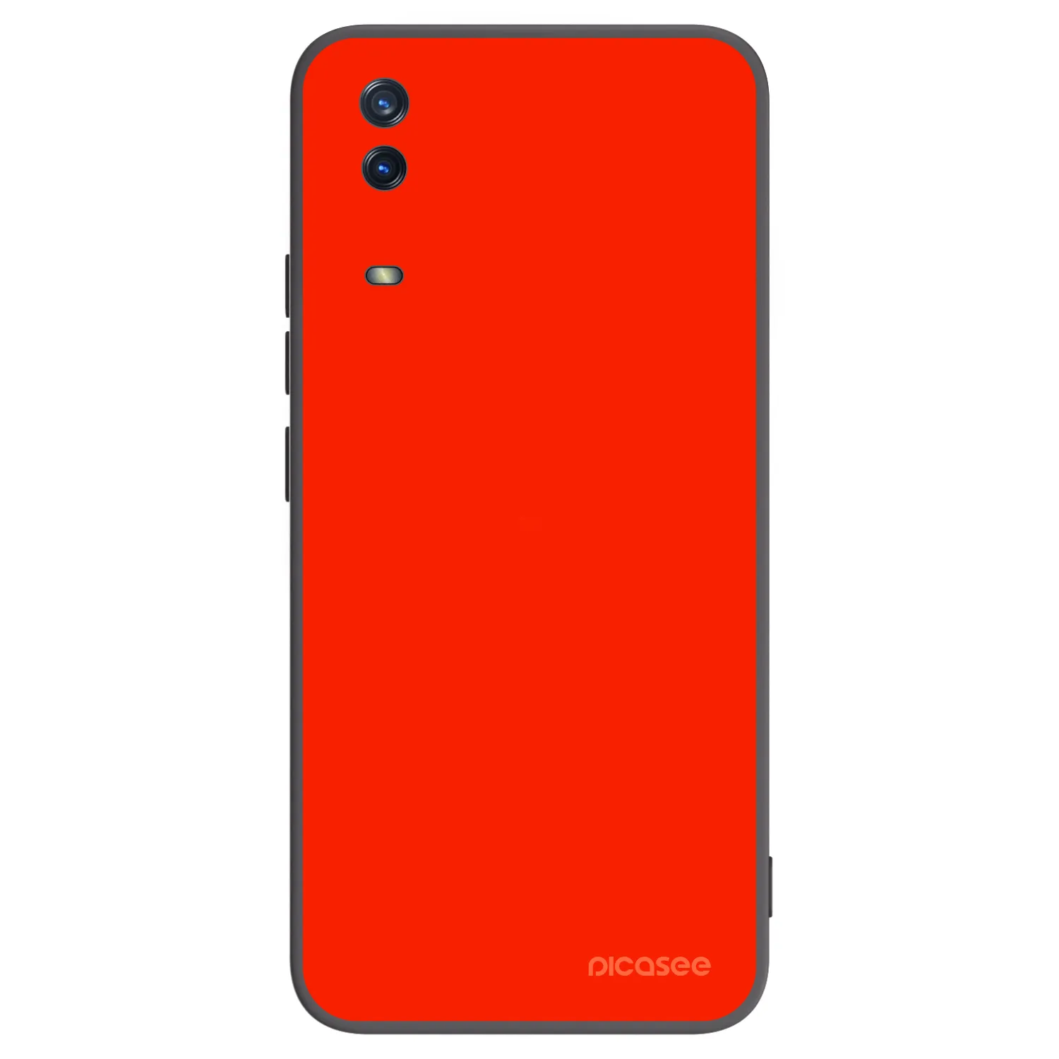 Picasee silikónový čierny obal pre Vivo Y11s - Maranello Red