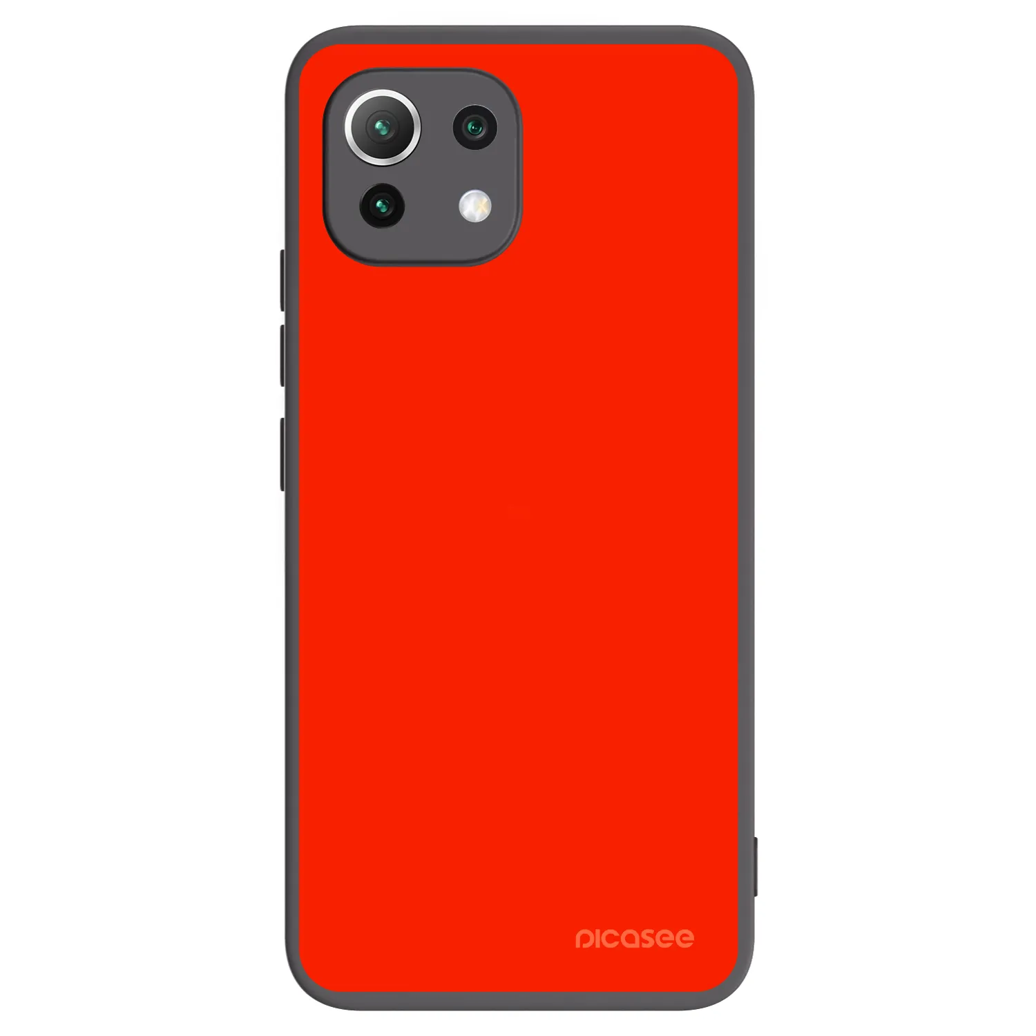 Picasee silikónový čierny obal pre Xiaomi 11 Lite 5G NE - Maranello Red