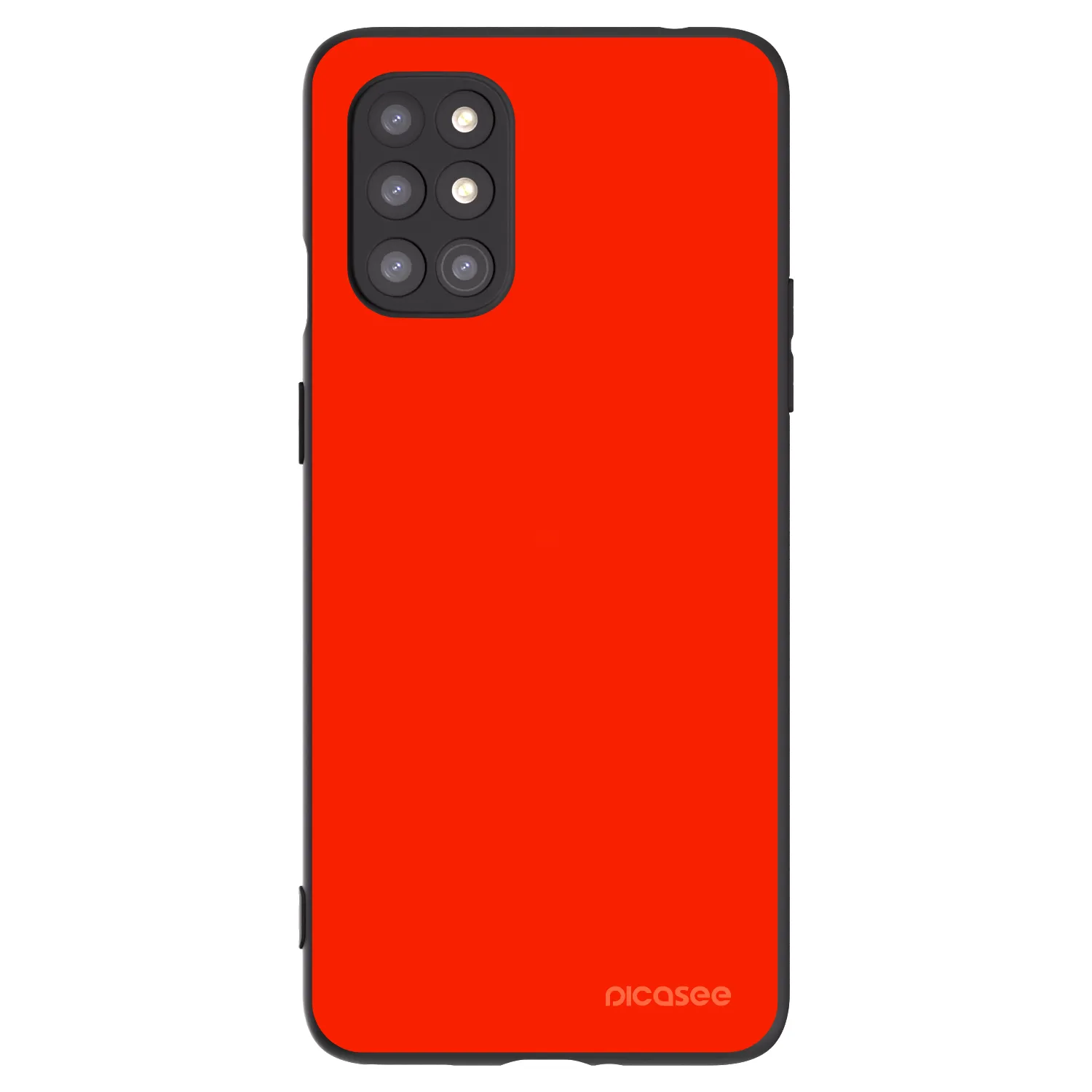 Picasee silikónový čierny obal pre OnePlus 8T - Maranello Red