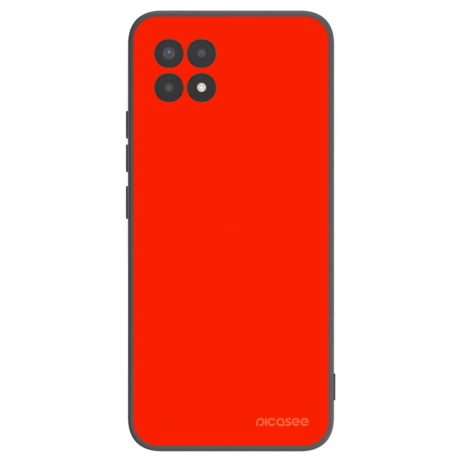 Picasee silikónový čierny obal pre Realme 8i - Maranello Red