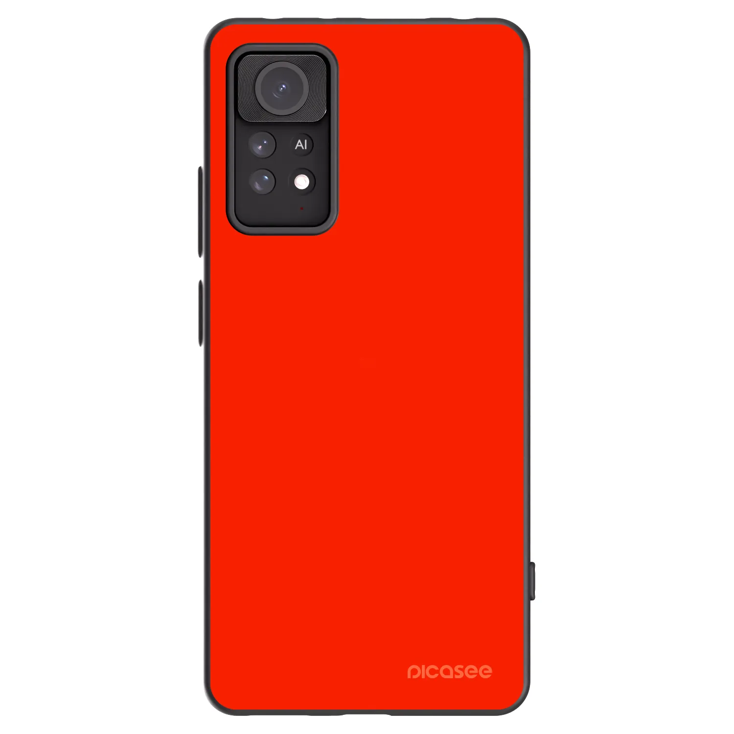 Picasee silikónový čierny obal pre Xiaomi Redmi Note 11 Pro 5G - Maranello Red
