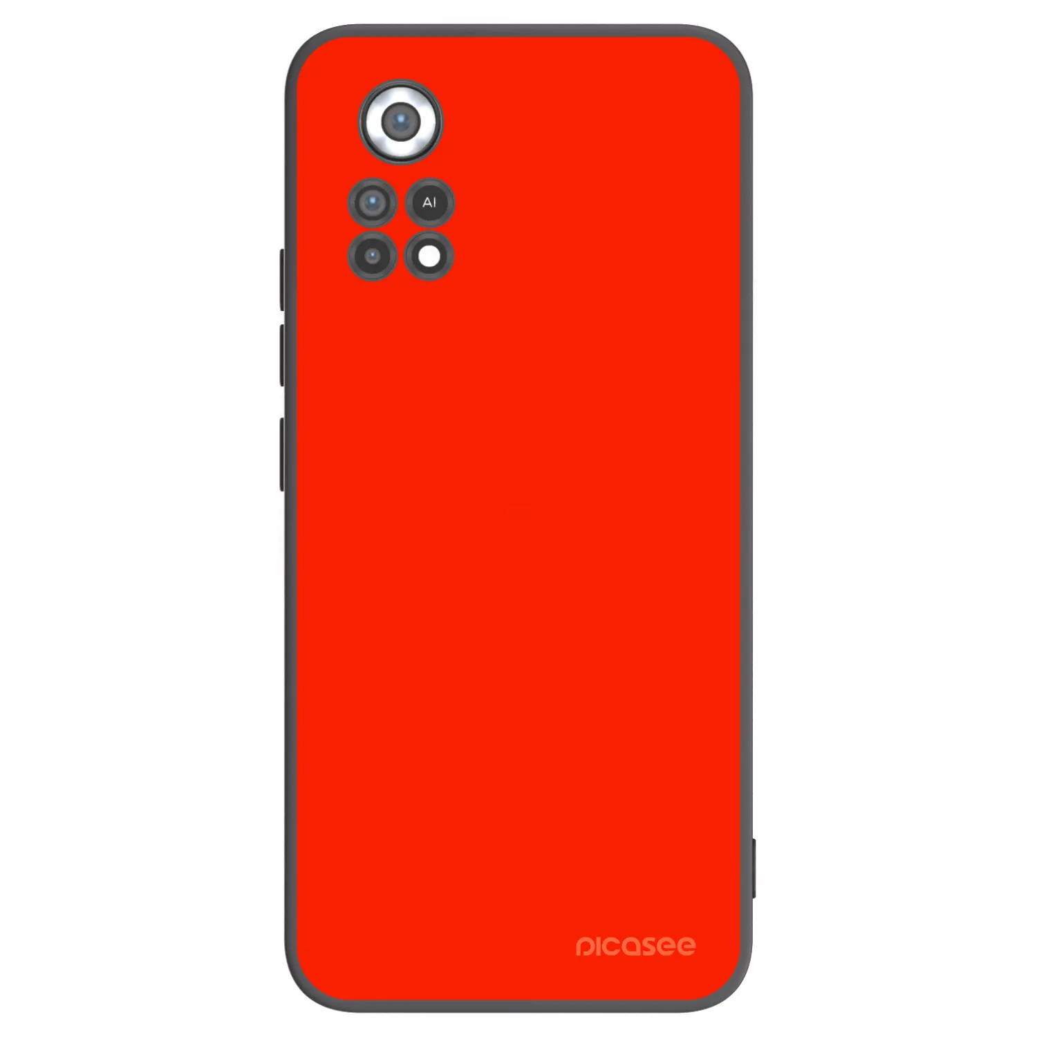 Picasee silikónový čierny obal pre Xiaomi Poco X4 Pro 5G - Maranello Red