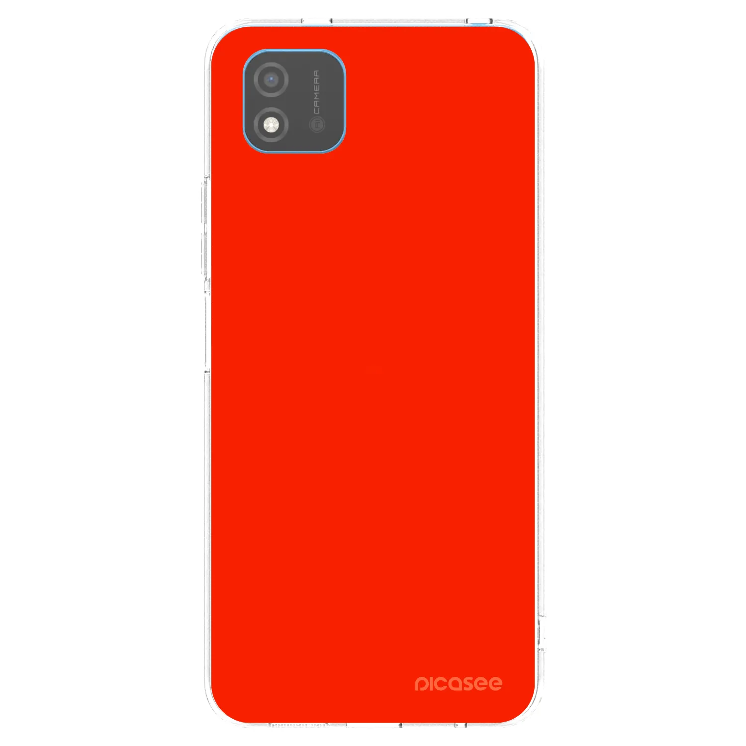 Picasee silikónový prehľadný obal pre Realme C11 (2021) - Maranello Red