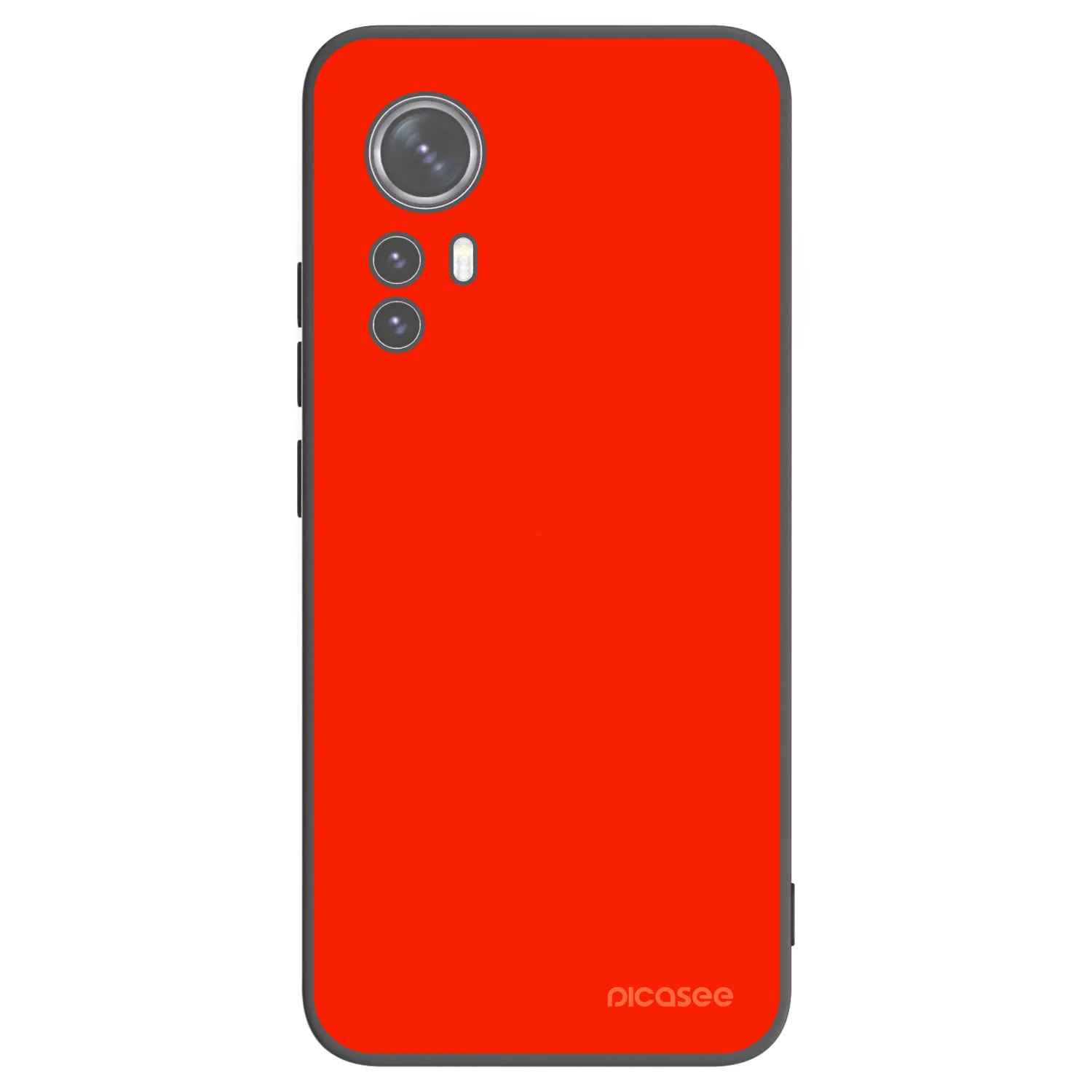 Picasee silikónový čierny obal pre Xiaomi 12 - Maranello Red