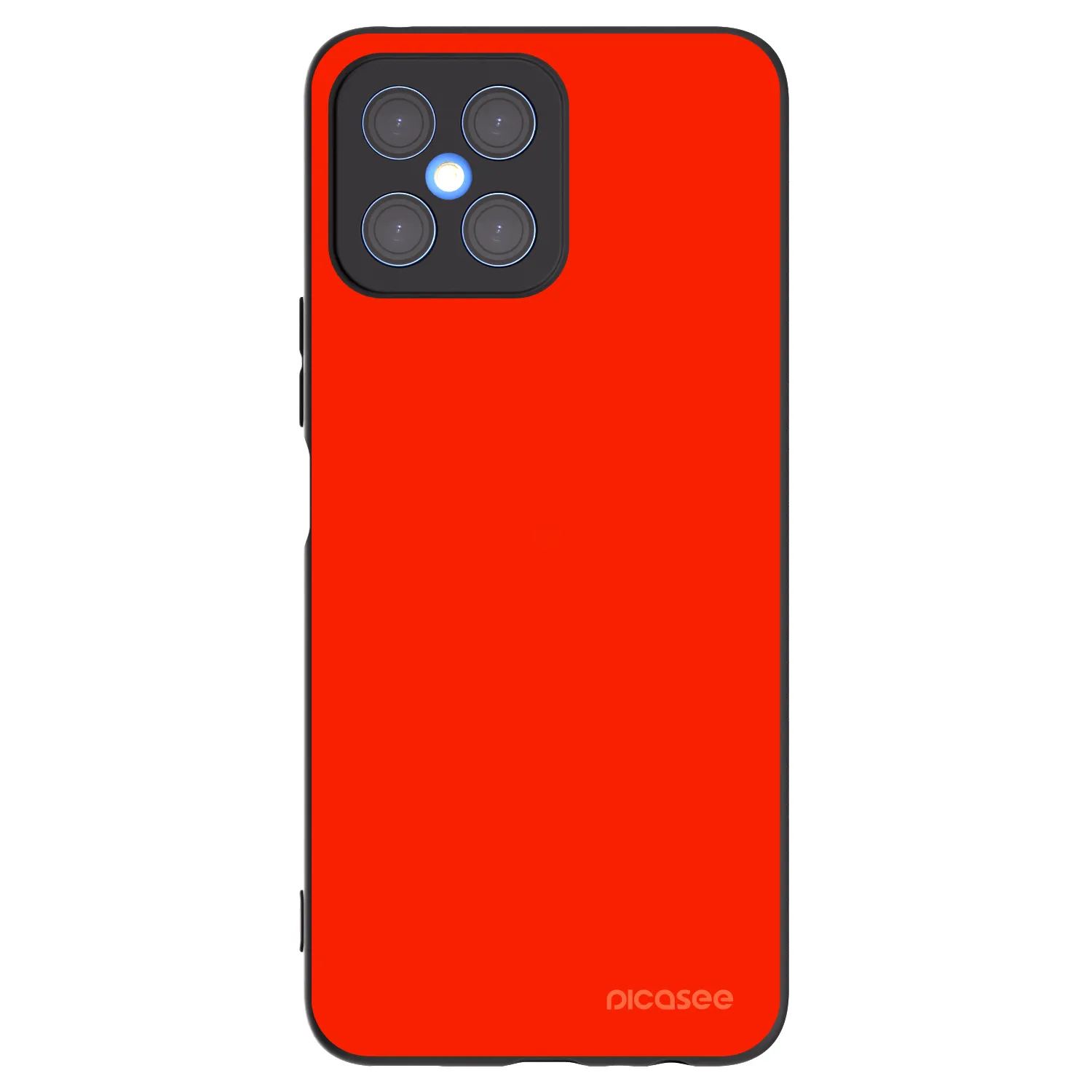 Picasee silikónový čierny obal pre Honor X8 4G - Maranello Red