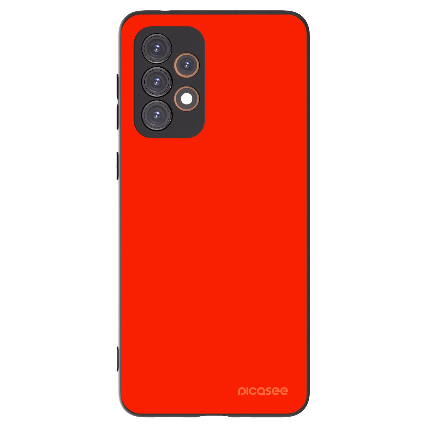 Picasee silikónový čierny obal pre Samsung Galaxy A33 5G A336 - Maranello Red