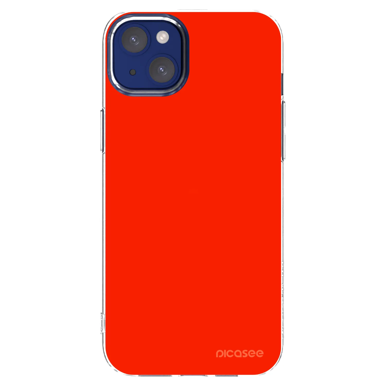 Picasee silikónový prehľadný obal pre Apple iPhone 14 Plus - Maranello Red