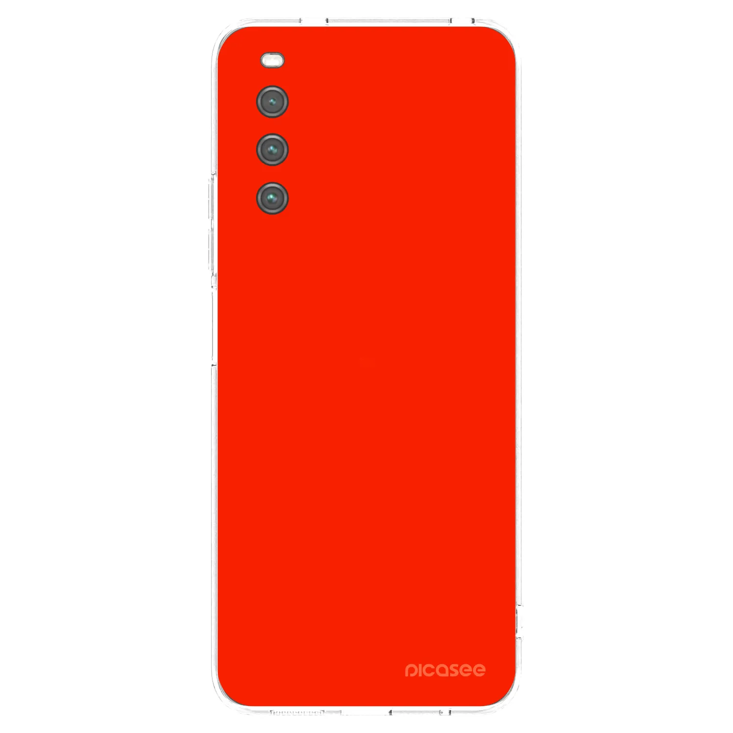 Picasee silikónový prehľadný obal pre Sony Xperia 10 IV 5G - Maranello Red