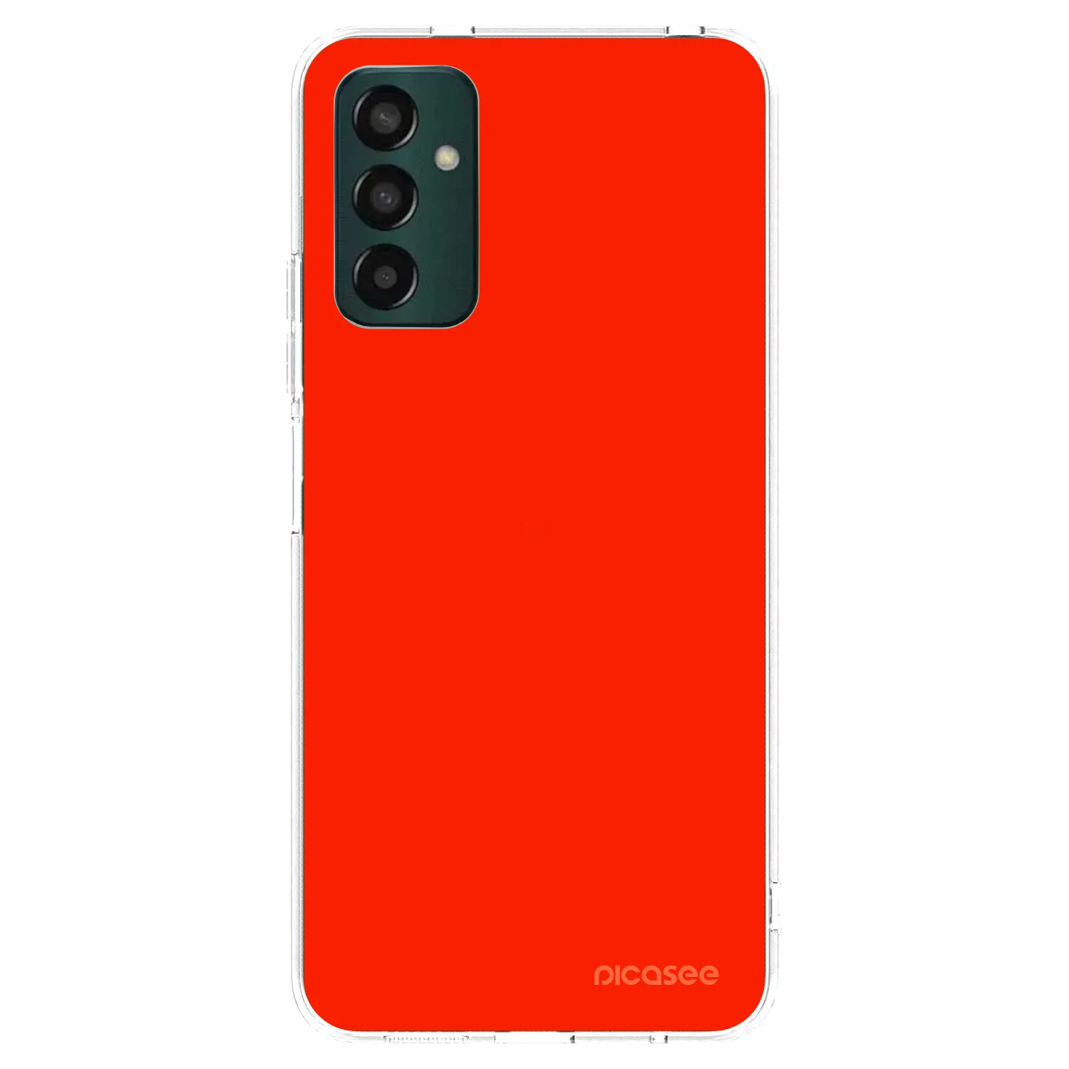 Picasee silikónový prehľadný obal pre Samsung Galaxy M13 M135F - Maranello Red