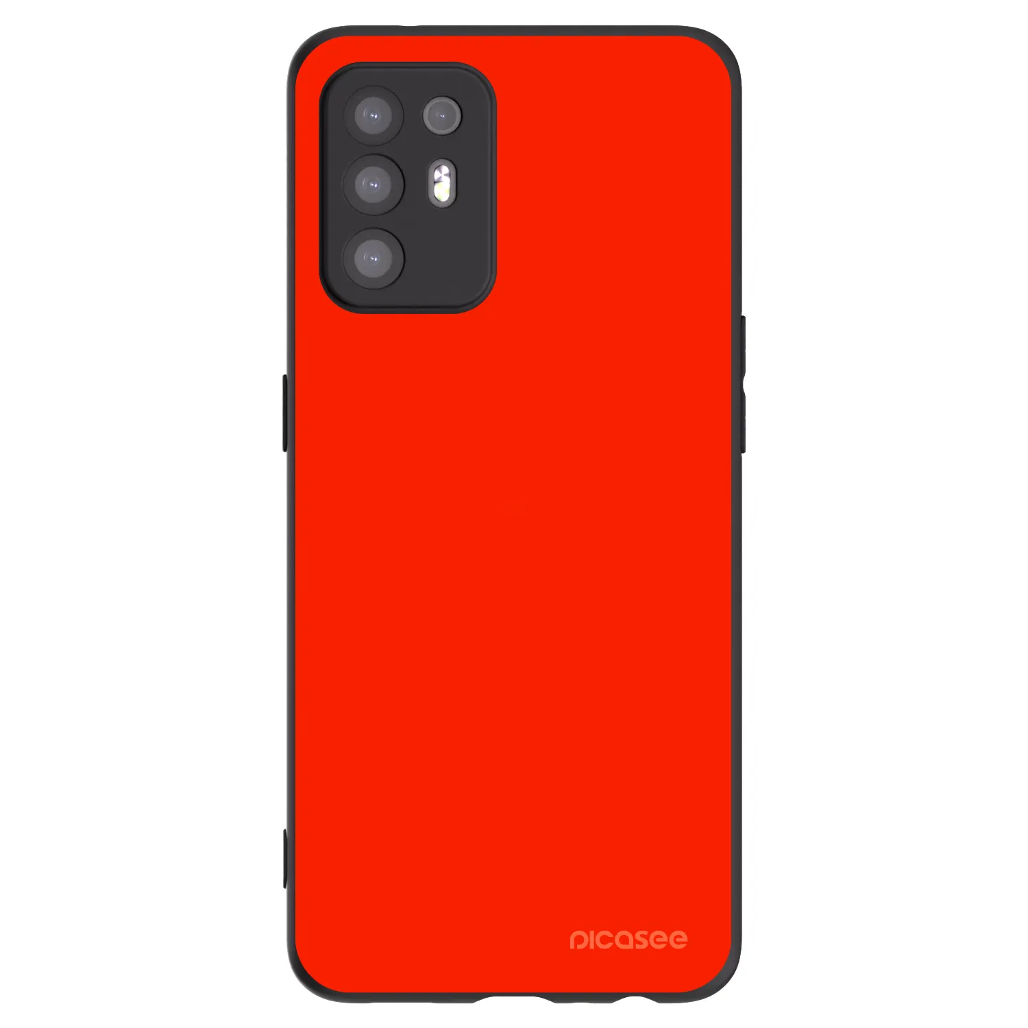 Picasee silikónový čierny obal pre OPPO A94 5G - Maranello Red