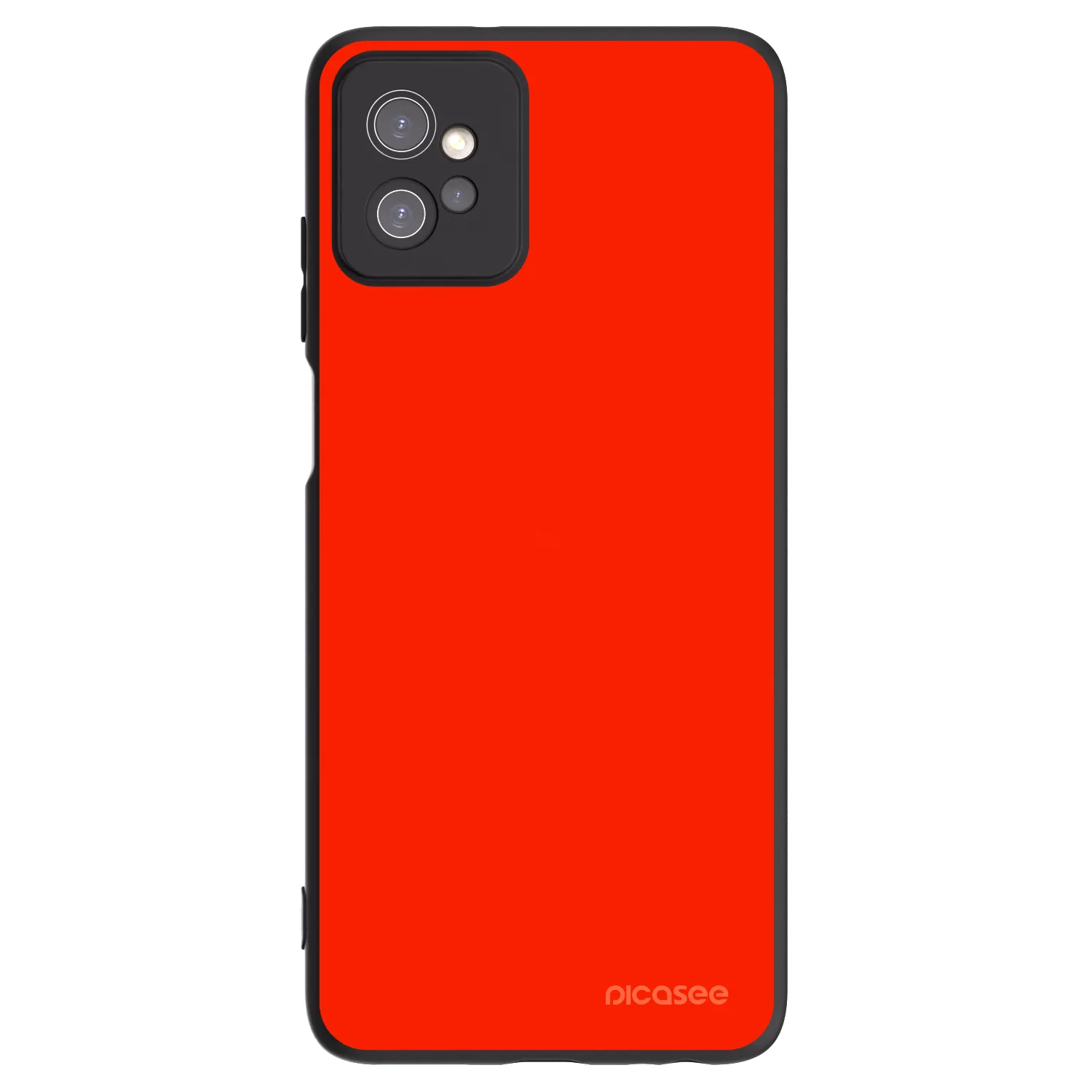 Picasee silikónový čierny obal pre Motorola Moto G32 - Maranello Red