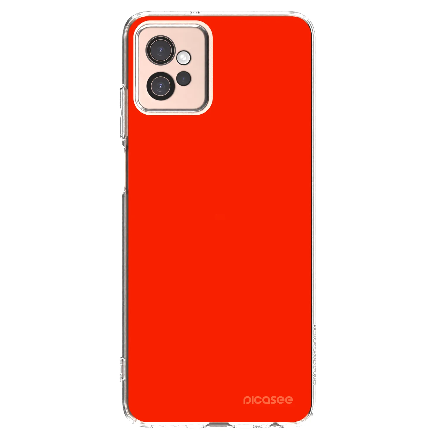 Picasee silikónový prehľadný obal pre Motorola Moto G32 - Maranello Red