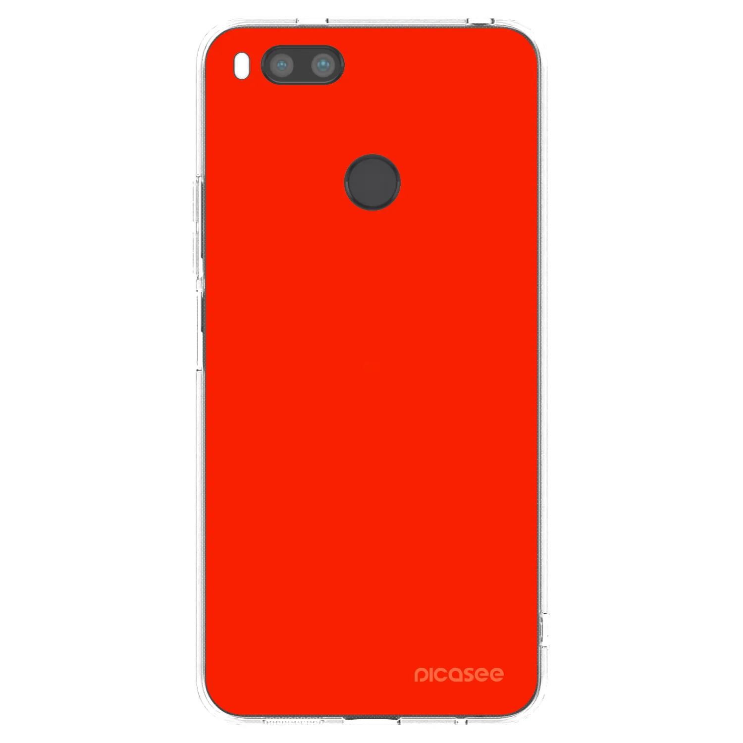 Picasee silikónový prehľadný obal pre Xiaomi Redmi A1 - Maranello Red