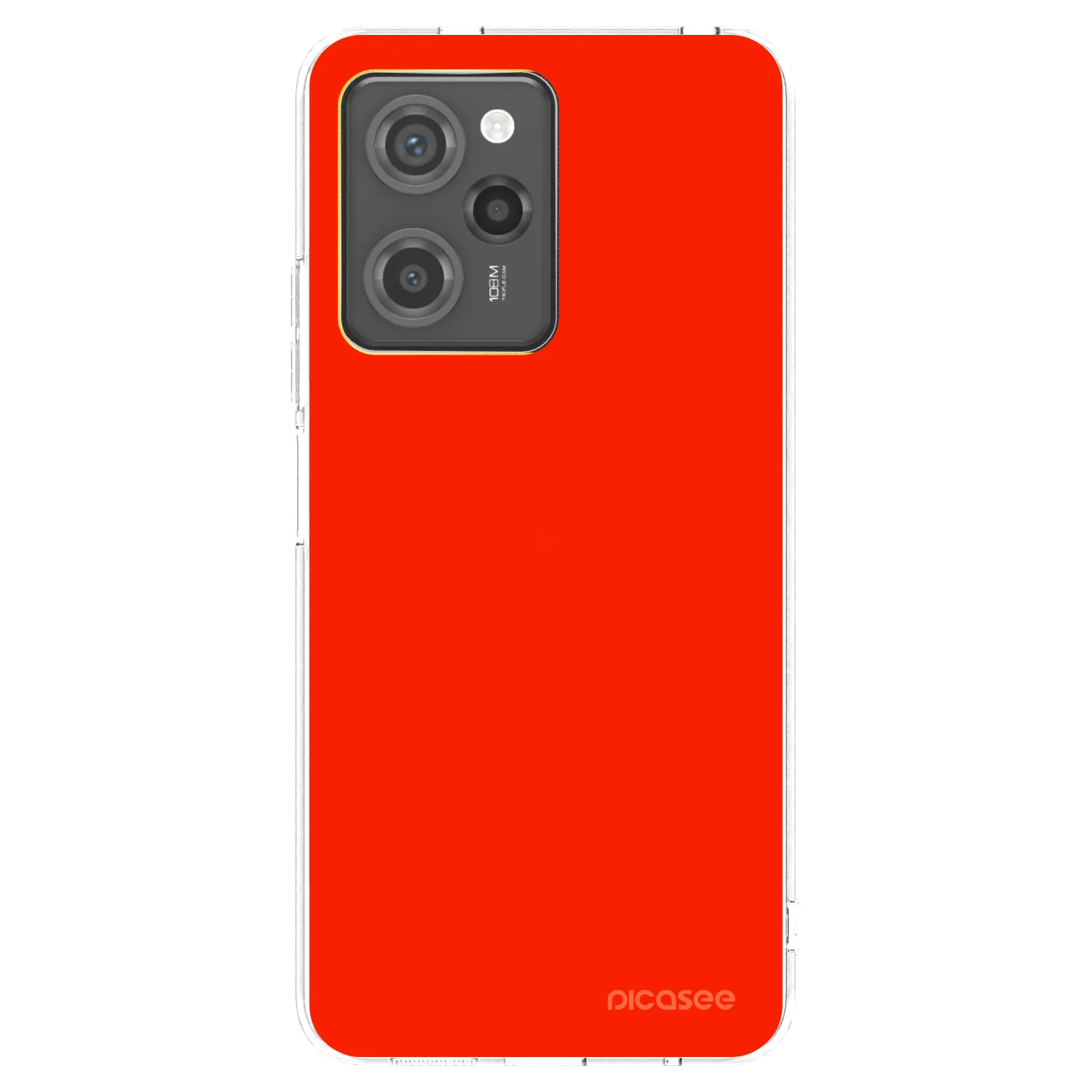 Picasee silikónový čierny obal pre Xiaomi Poco X5 Pro - Maranello Red