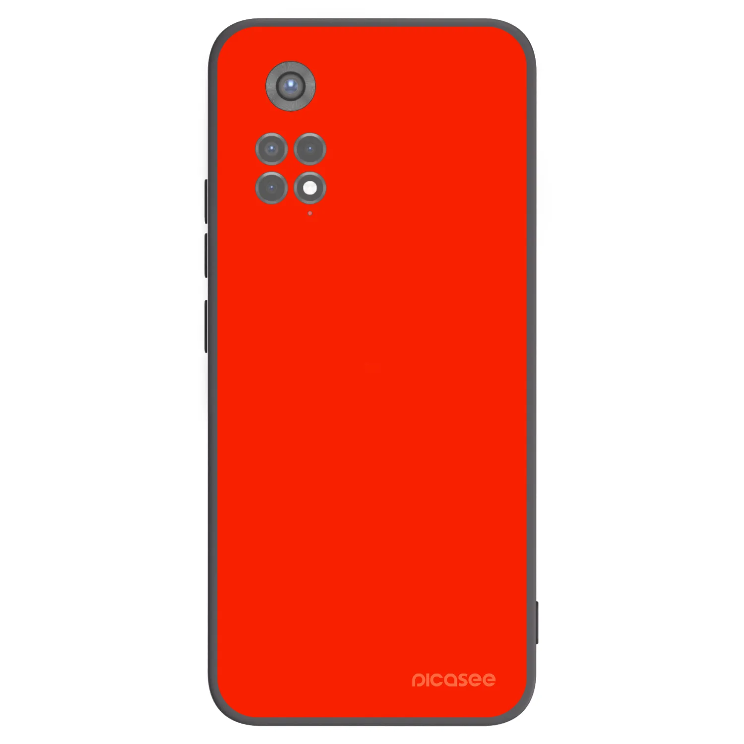 Picasee silikónový čierny obal pre Xiaomi Redmi Note 11S 5G - Maranello Red
