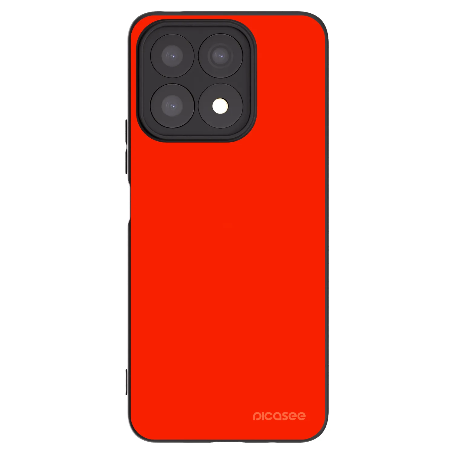 Picasee silikónový čierny obal pre Honor X8a - Maranello Red